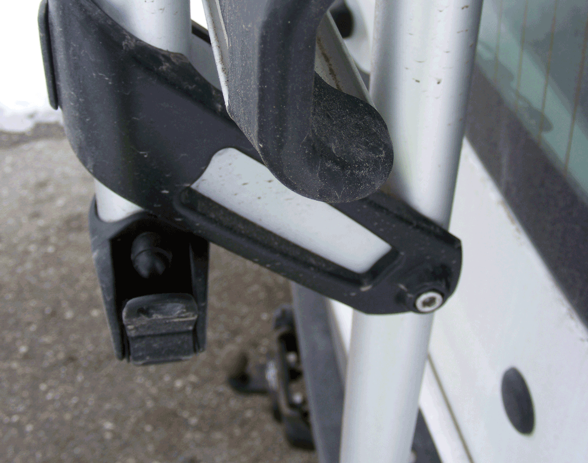 Veloträger und Anhängerkupplung